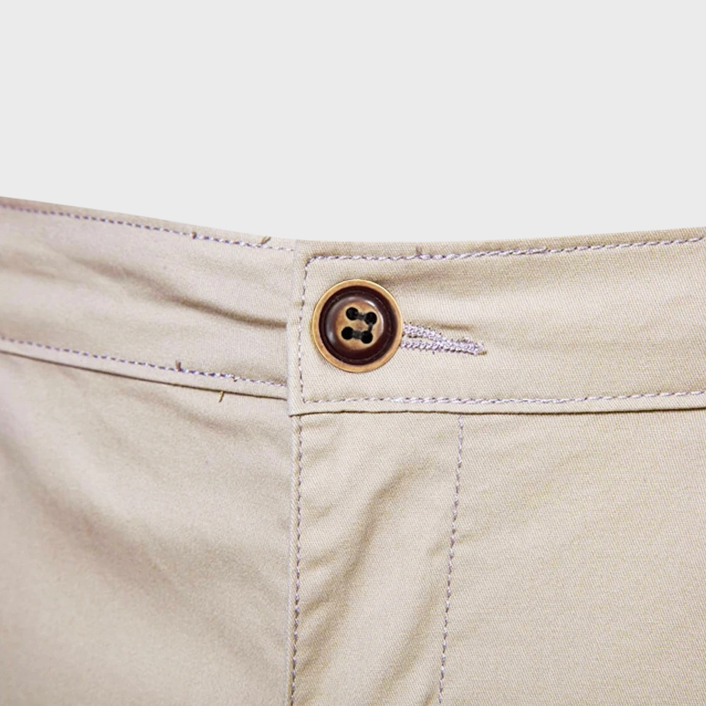 Herren Shorts | Baumwolle | Einfarbig | Lockere Passform | Taschen-Luzern Mode