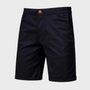Herren Shorts | Baumwolle | Einfarbig | Lockere Passform | Taschen-Schwarz-XS-Luzern Mode