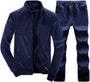 Herren Jogginganzug mit Kapuze - Bequemer Sportanzug-Blau-S-Luzern Mode
