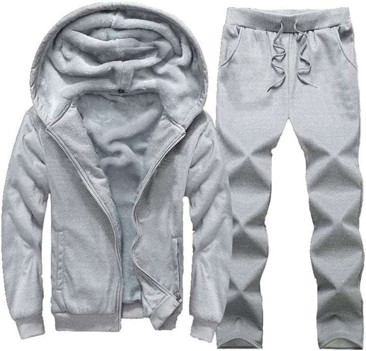 Herren Jogginganzug mit Kapuze - Bequemer Sportanzug-Dik Grijs-S-Luzern Mode