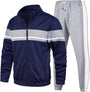 Herren Jogginghose mit Taschen und elastischem Bund-Dunkelblau-S-Luzern Mode