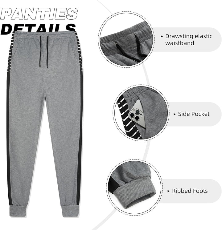 Herren Jogginghose mit Taschen und elastischem Bund-Luzern Mode