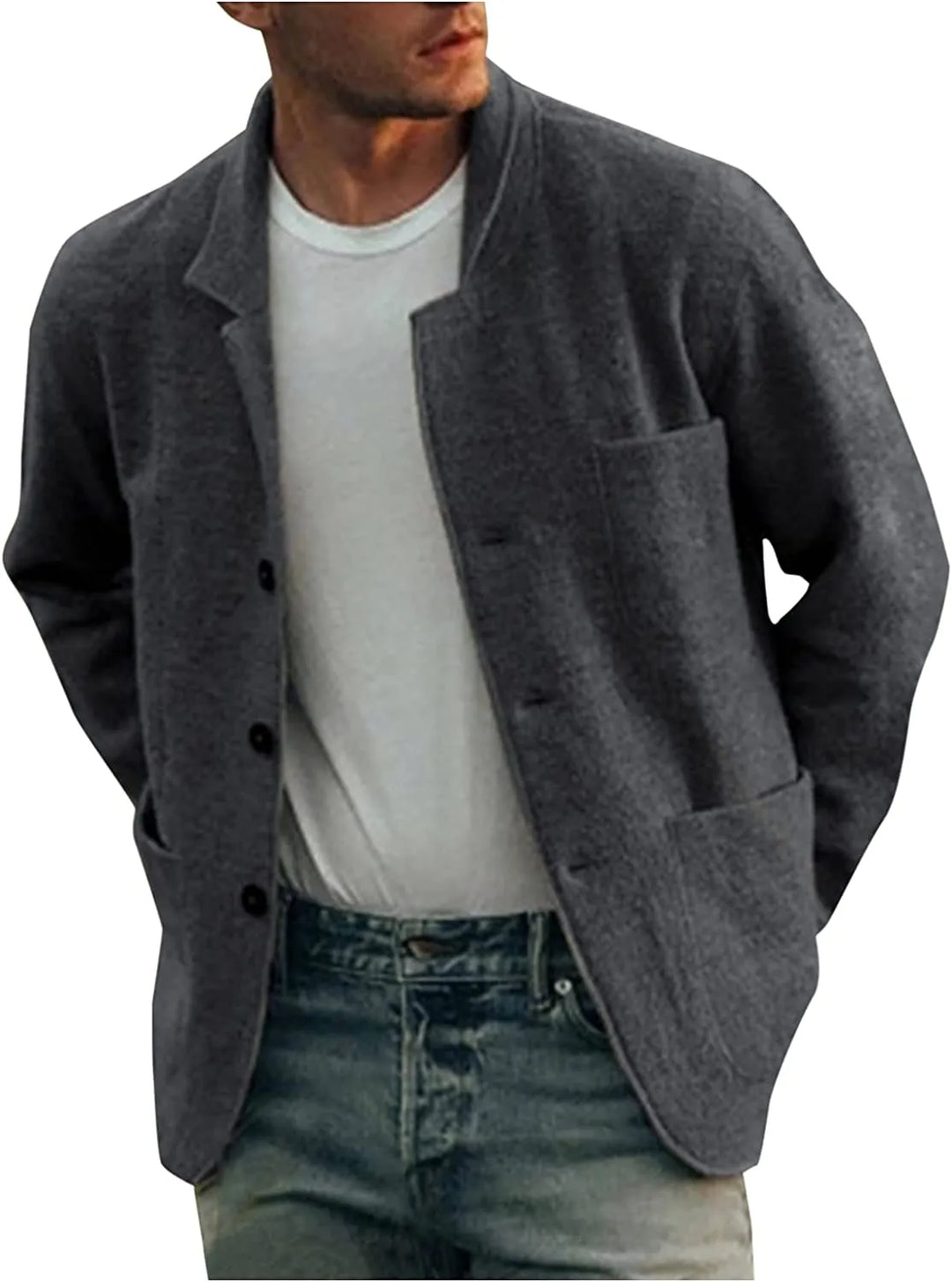 Herren Langarm Blazer Sakko für Business und Freizeit-Luzern Mode