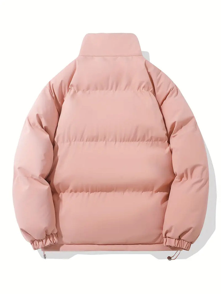Puffjacke | Kapuze | Reißverschluss | Schützend | Gepolstert-Luzern Mode