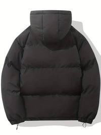 Puffjacke | Kapuze | Reißverschluss | Schützend | Gepolstert-Luzern Mode