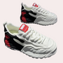 Herren Sneaker mit modernem Design und Komfortsohle-Weiß-39-Luzern Mode