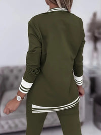 Damen Anzug Set Sportlich Elegant Business Freizeit Look-Luzern Mode