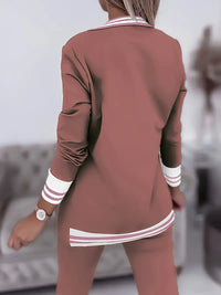 Damen Anzug Set Sportlich Elegant Business Freizeit Look-Luzern Mode