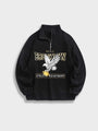Herren Sweatshirt Adler Brooklyn Athletic Design-Schwarz-XS-Luzern Mode
