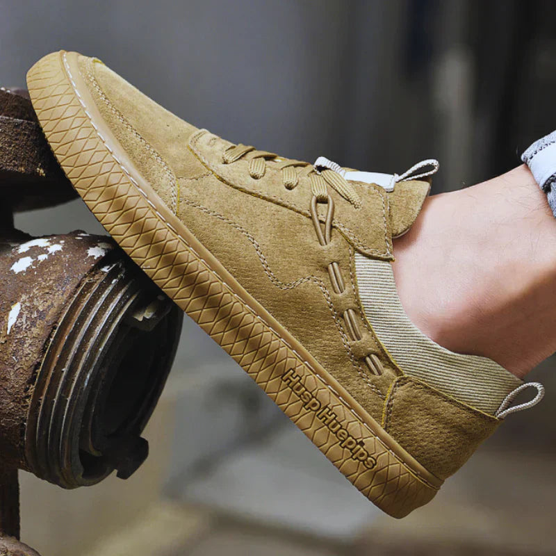 Herren Wildleder Sneaker mit Komfortsohle für Alltag-Luzern Mode
