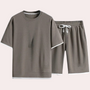 Herren Sport T-Shirt Atmungsaktiv Fitness Laufshirt-Khaki-S-Luzern Mode