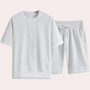 Herren Sport T-Shirt Atmungsaktiv Fitness Laufshirt-Weiß-S-Luzern Mode