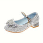 Herbstlicher Glitzer-Schuh Isla – Bequemer Slipper mit Pailletten & Perlen für Mädchen