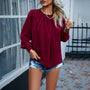 Damen Top mit Faltendetail – Amara