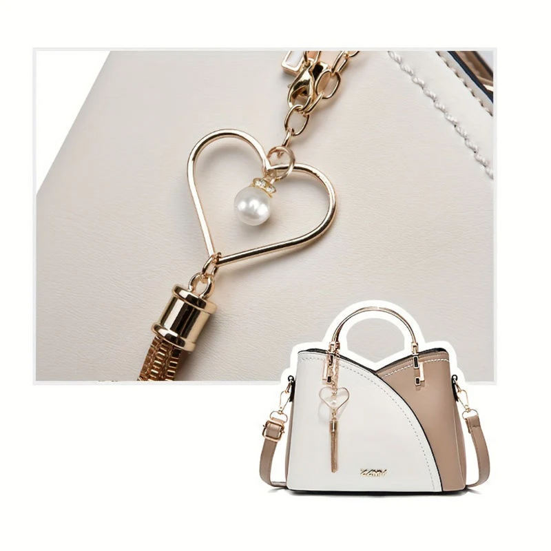 Luxuriöse Damenhandtasche mit abnehmbarem Schulterriemen-Luzern Mode