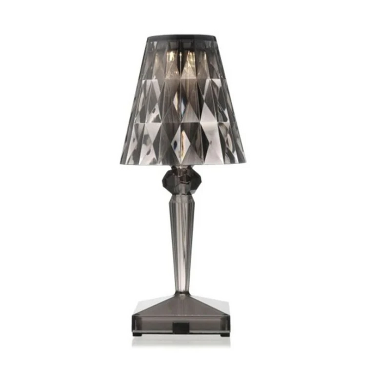  Tischlampe | Luxus Kristalldesign Stilvoll Langlebig Sparsam Stimmungsvol-Grau-Luzern Mode