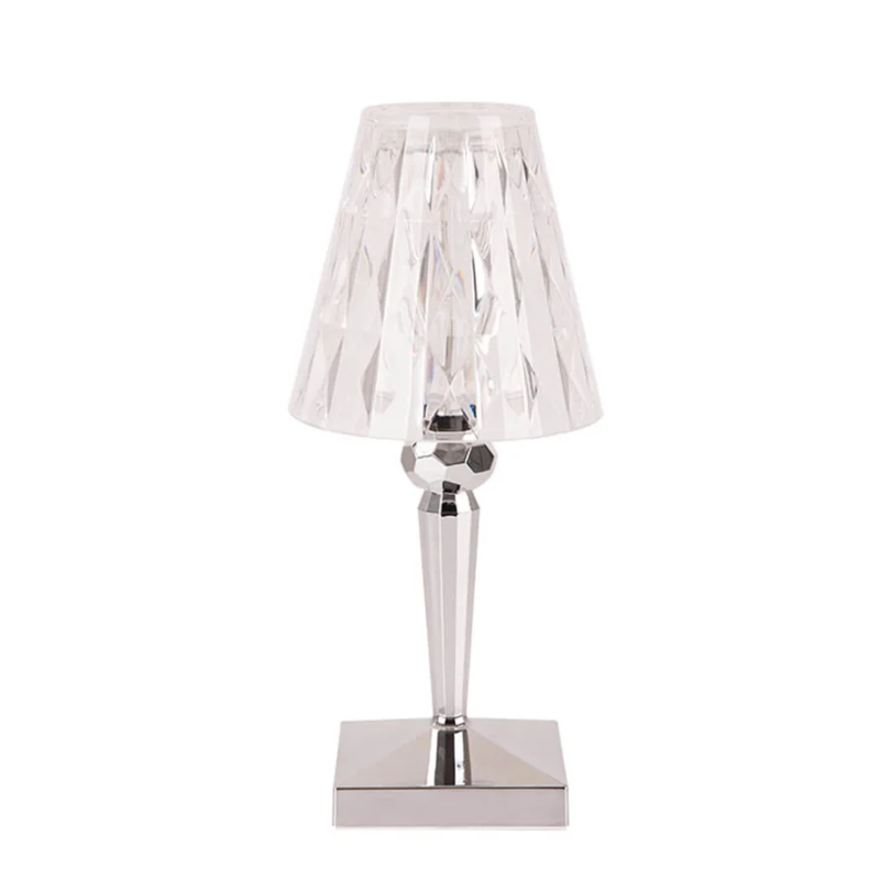  Tischlampe | Luxus Kristalldesign Stilvoll Langlebig Sparsam Stimmungsvol-Silber-Luzern Mode