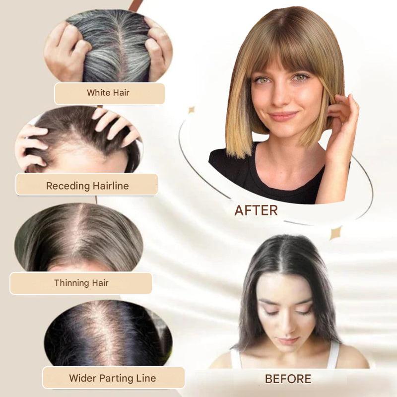 Clip-in Haarstück | Pony | Synthetisch | Volumen | Weich | Hitzebeständig-Luzern Mode