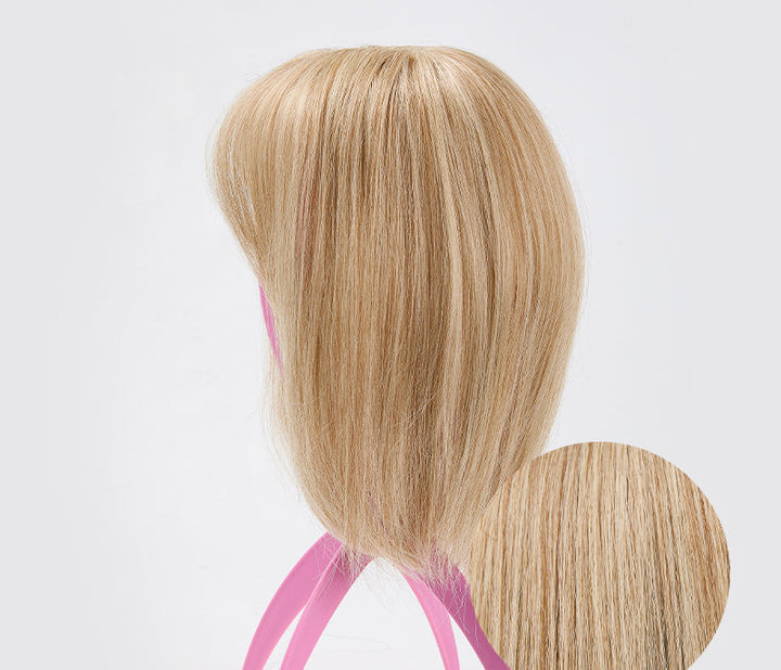 Clip-in Haarstück | Pony | Synthetisch | Volumen | Weich | Hitzebeständig-03#-Luzern Mode