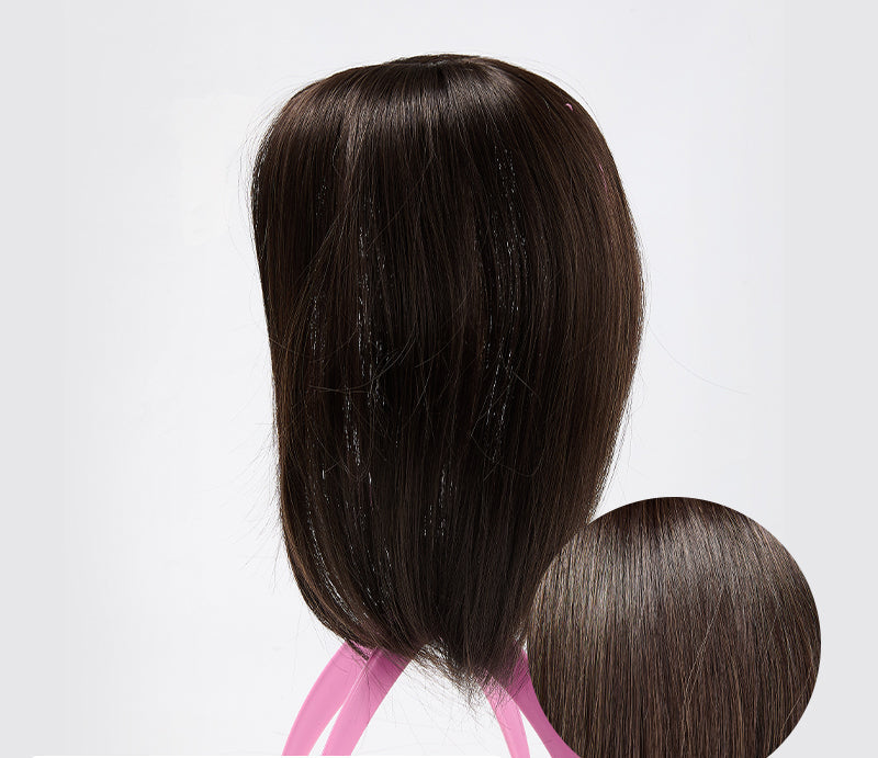 Clip-in Haarstück | Pony | Synthetisch | Volumen | Weich | Hitzebeständig-05#-Luzern Mode