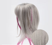 Clip-in Haarstück | Pony | Synthetisch | Volumen | Weich | Hitzebeständig-07#-Luzern Mode