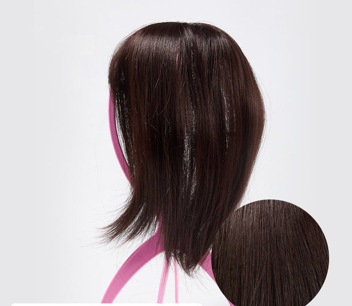 Clip-in Haarstück | Pony | Synthetisch | Volumen | Weich | Hitzebeständig-11#-Luzern Mode