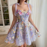 Blumenkleid Damen mit Blumenmuster - Elegantes Sommerkleid-Luzern Mode