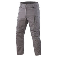 Wasserdichte Herren Cargo Hose mit Seitentaschen Outdoor-Grau-S-Luzern Mode