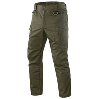 Wasserdichte Herren Cargo Hose mit Seitentaschen Outdoor-Grün-S-Luzern Mode