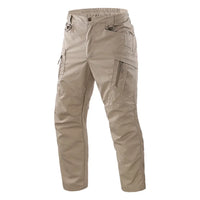 Wasserdichte Herren Cargo Hose mit Seitentaschen Outdoor-Khaki-S-Luzern Mode