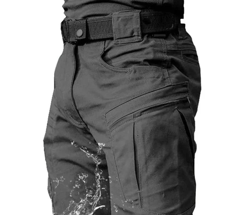 Wasserdichte Herren Cargo Hose mit Seitentaschen Outdoor-Luzern Mode