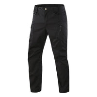 Wasserdichte Herren Cargo Hose mit Seitentaschen Outdoor-Schwarz-S-Luzern Mode