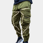 Herren Funktionsjacke mit verstellbaren Klettverschlüssen-Grün-XS-Luzern Mode