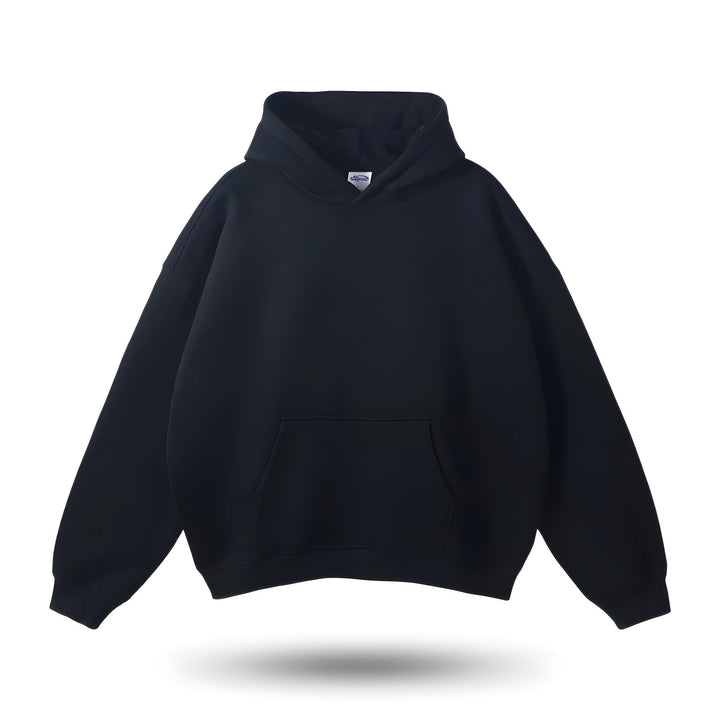 Kapuzenpullover Unisex - Bequemer Hoodie für Alltag-Onyxschwarz-S-Luzern Mode