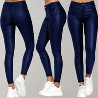 Damen Stretch-Lederhose - Bequeme und Elegante Passform-Luzern Mode