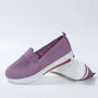 Damen Sneaker Plattform Schuhe - Bequeme Designer Sneaker-Lila-35-Luzern Mode