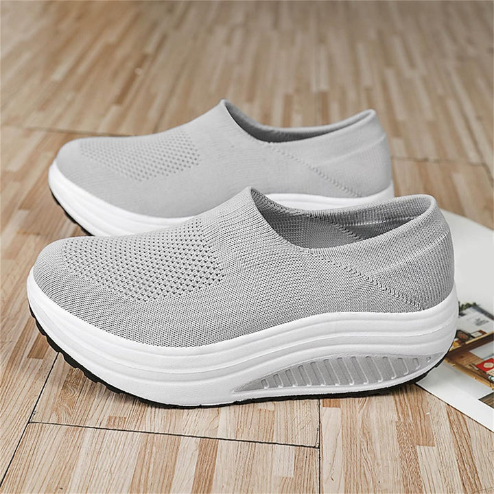 Damen Plattform Sneaker - Bequeme Slip-On Loafers-Luzern Mode
