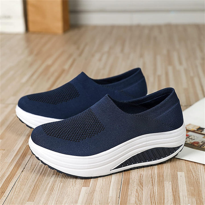 Damen Plattform Sneaker - Bequeme Slip-On Loafers-Luzern Mode