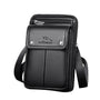 Kompakte PU-Leder Crossbody-Tasche für Herren mit verstellbarem Schulterriemen