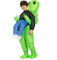 Aufblasbares Alien Kostüm für Erwachsene und Kinder kaufen-Grün-120CM - 150CM-Luzern Mode