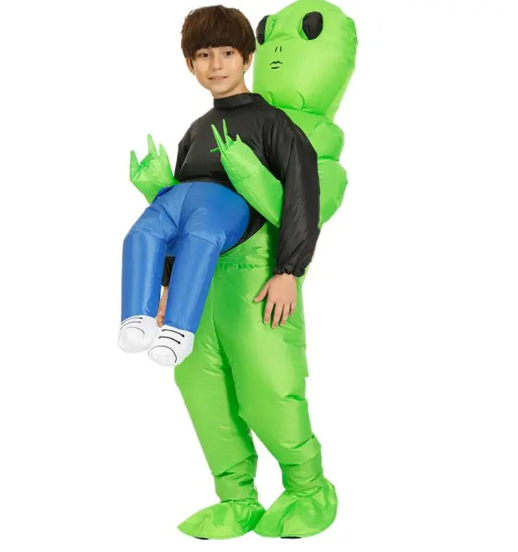 Aufblasbares Alien Kostüm für Erwachsene und Kinder kaufen-Grün-120CM - 150CM-Luzern Mode