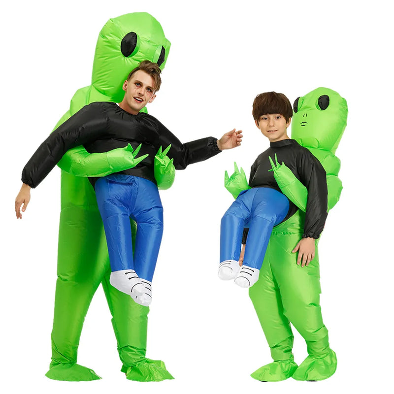 Aufblasbares Alien Kostüm für Erwachsene und Kinder kaufen-Luzern Mode