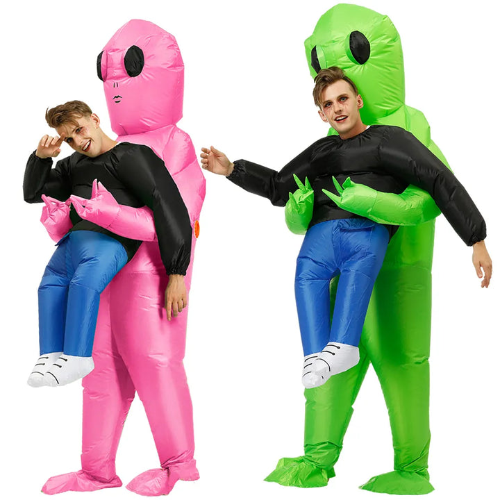 Aufblasbares Alien Kostüm für Erwachsene und Kinder kaufen-Luzern Mode