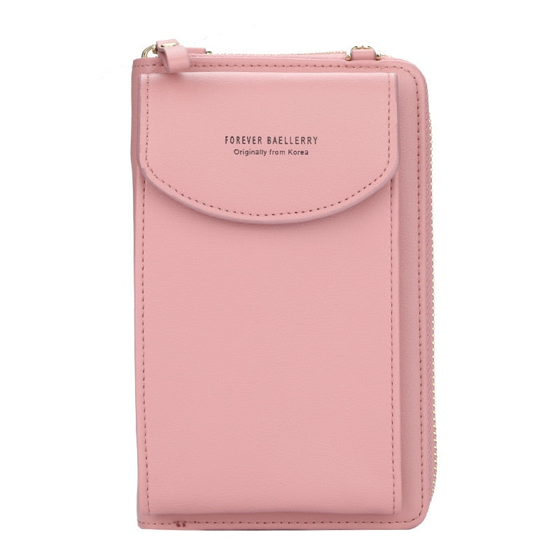 Umhängetasche | Veganes Leder | Uni | Reißverschluss | Fächer | Geräumig-Rosa-Luzern Mode