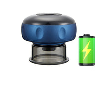 Cuppinggerät | Massage Wiederaufladbar Kompakt Vielseitig USB Einstellbar-Blau-Luzern Mode