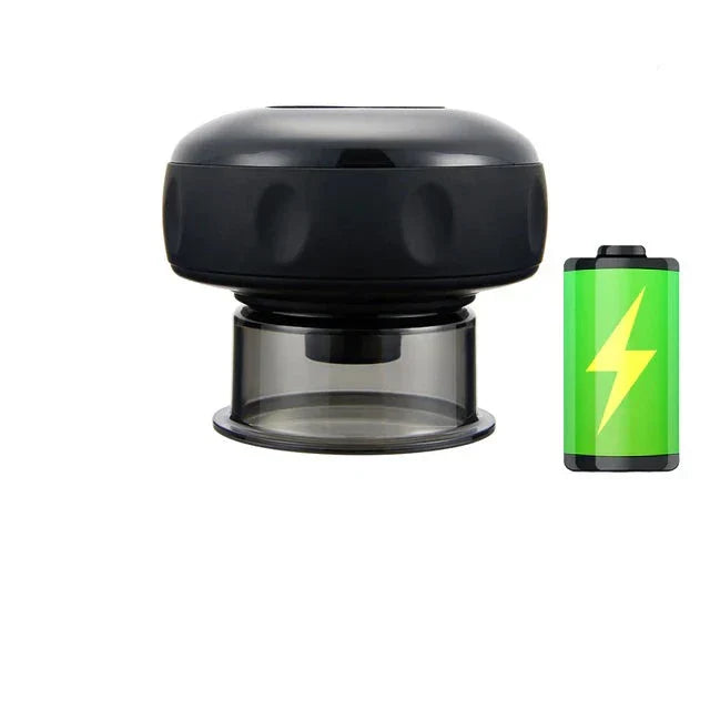 Cuppinggerät | Massage Wiederaufladbar Kompakt Vielseitig USB Einstellbar-Schwarz-Luzern Mode