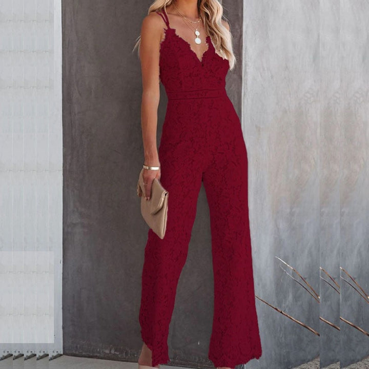 Luftiger & Modischer Damen Ibiza Jumpsuit mit Hoher Taille – Amira