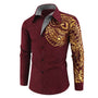 Herrenhemd mit goldenen Details – Darius