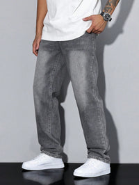 Lässige Herrenjeans mit geradem Bein – Mailand