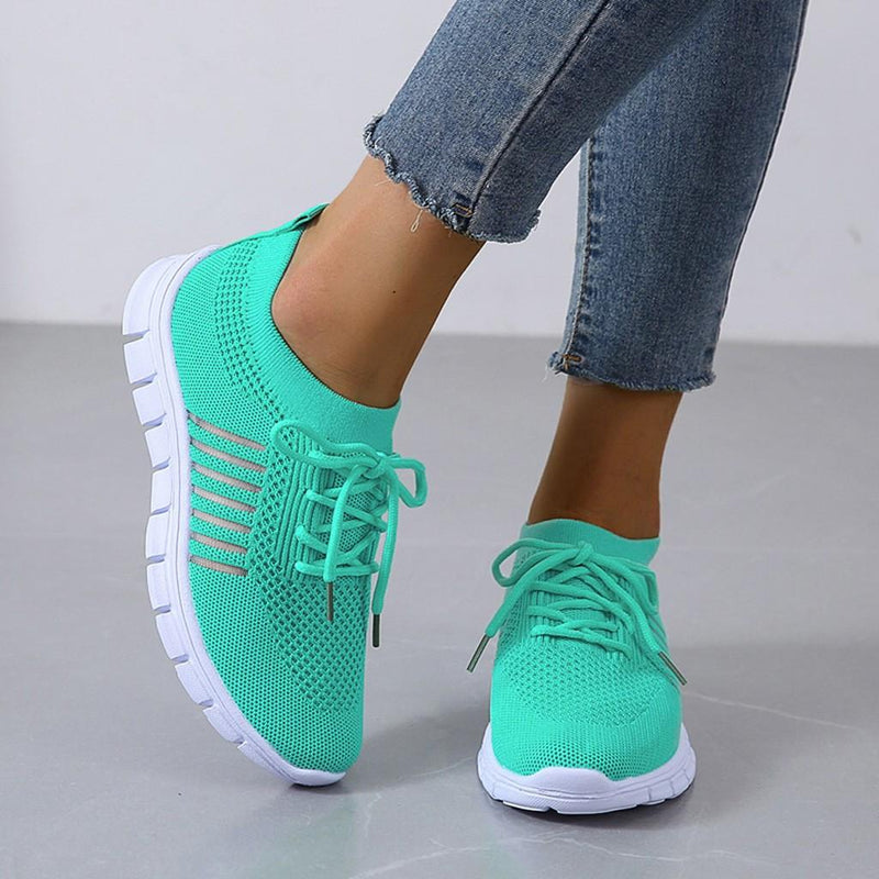 Damen Sneaker Atmungsaktiv Bequem Laufen Freizeit Schuhe-Luzern Mode